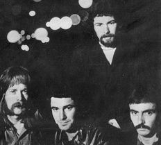 Timberjack, 1971.
L to R: Steve McDonald, Frits Stigter, John Donoghue, Stu Johnstone.